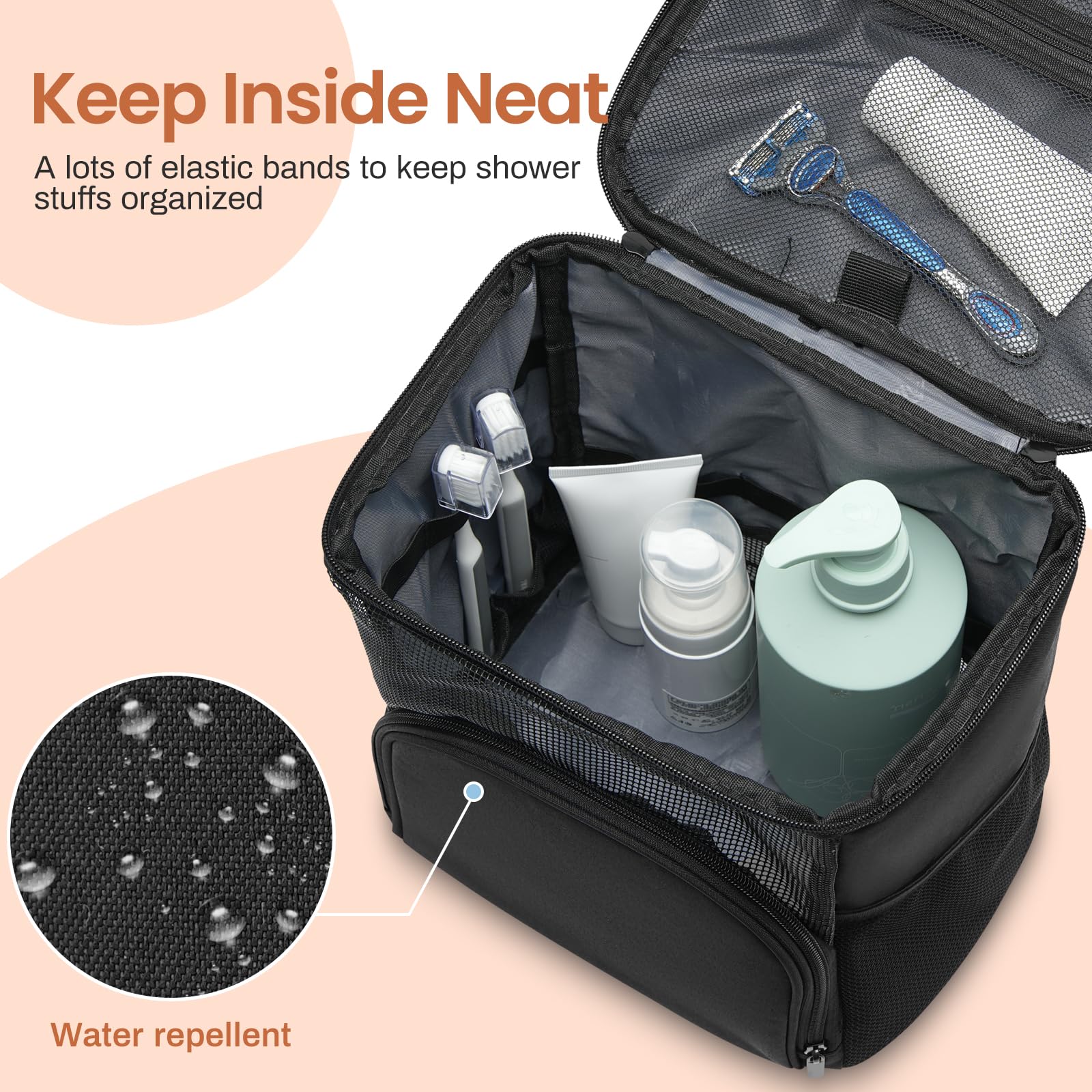 KUSOOFA side pocket filled with items benefit easy reach