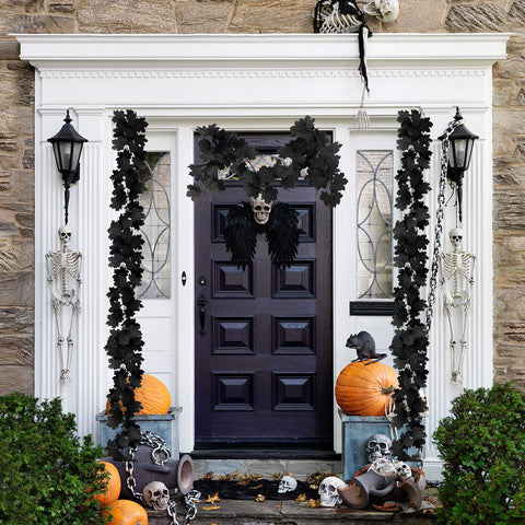 KVCSYAW folded garlands demonstrating compact storage and reuse convenience