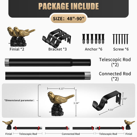 KVEEO brackets and hardware kit laid out for quick, hassle-free installation