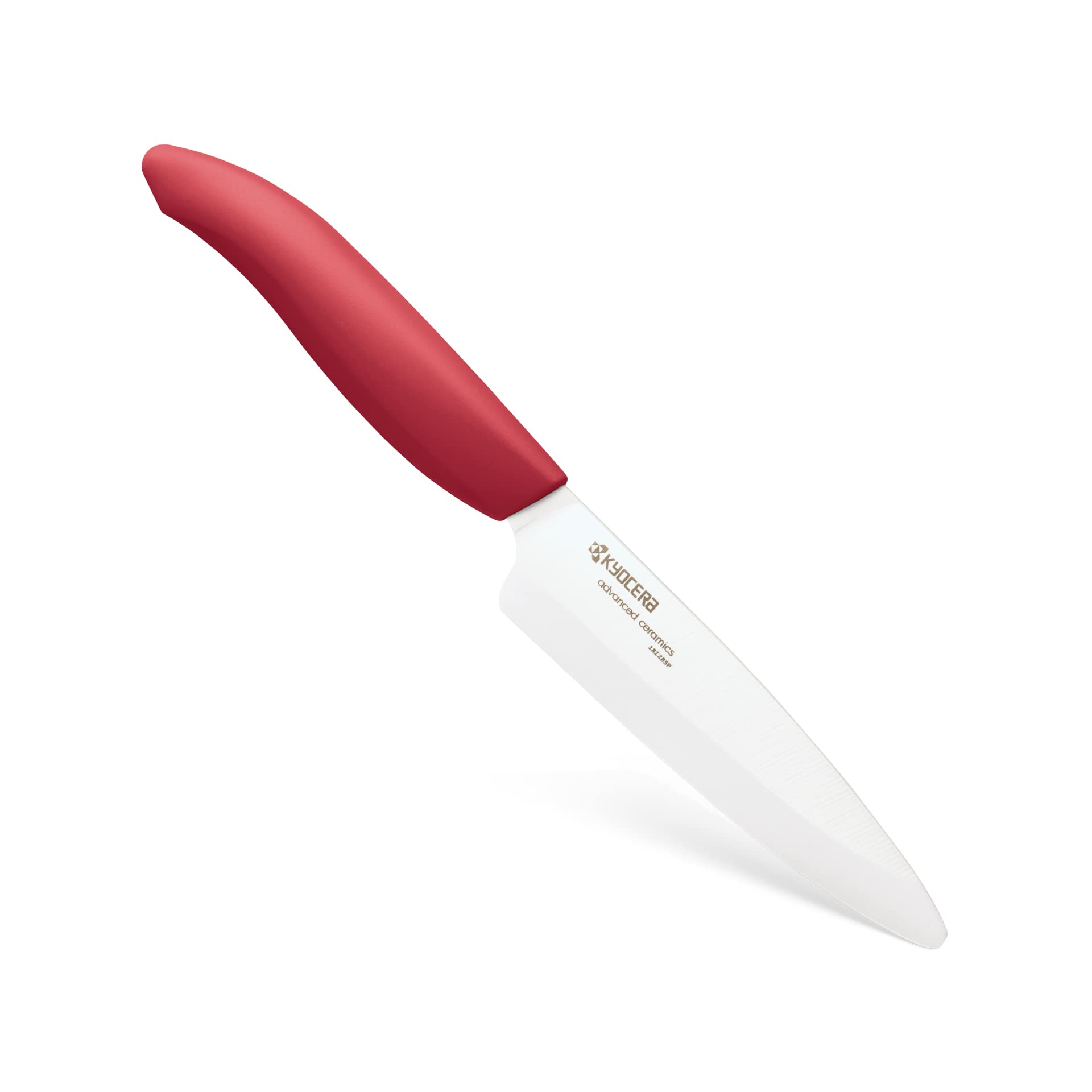 KYOCERA knife slicing an apple demonstrating clean cuts and control