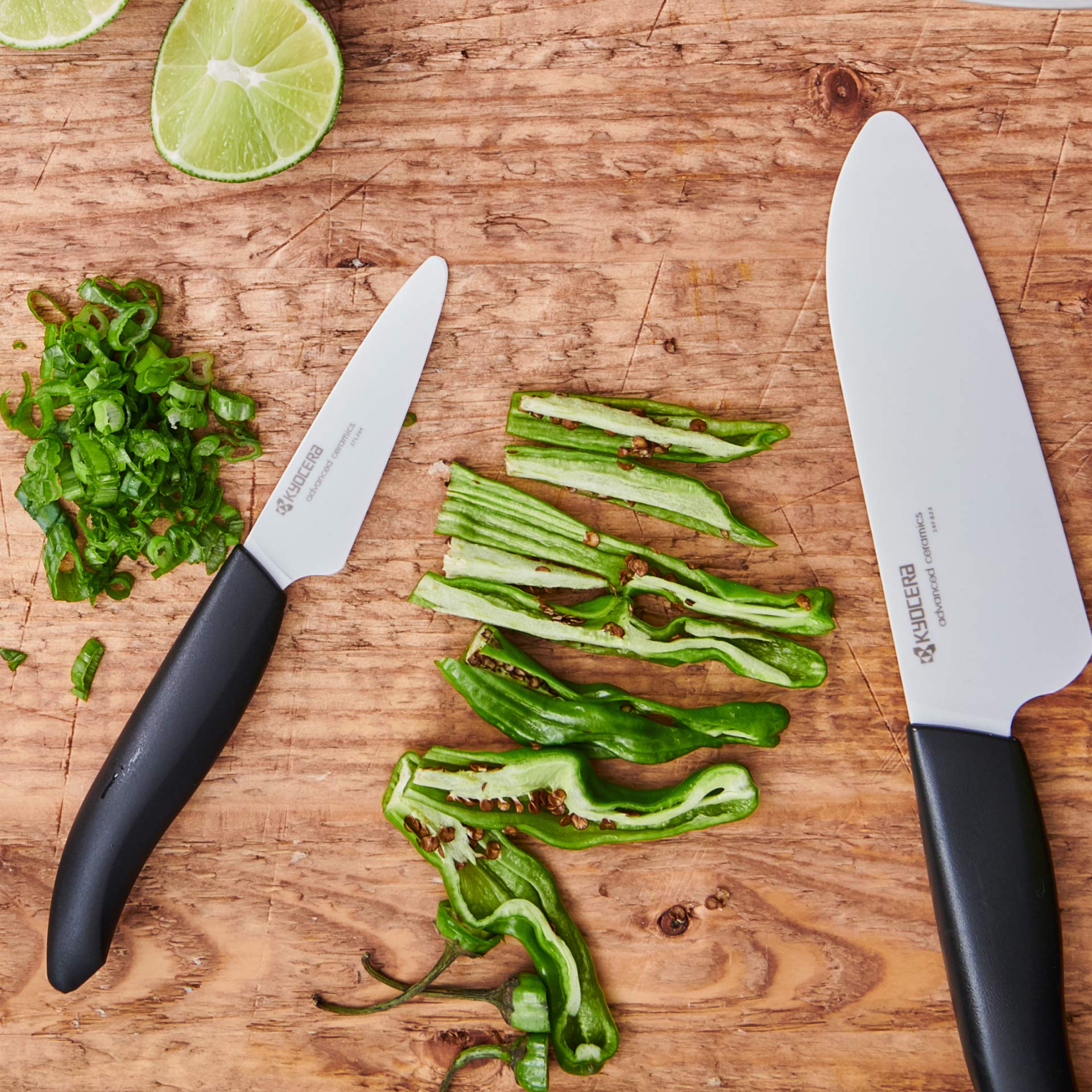 KYOCERA lifestyle shot on kitchen counter for everyday cooking convenience