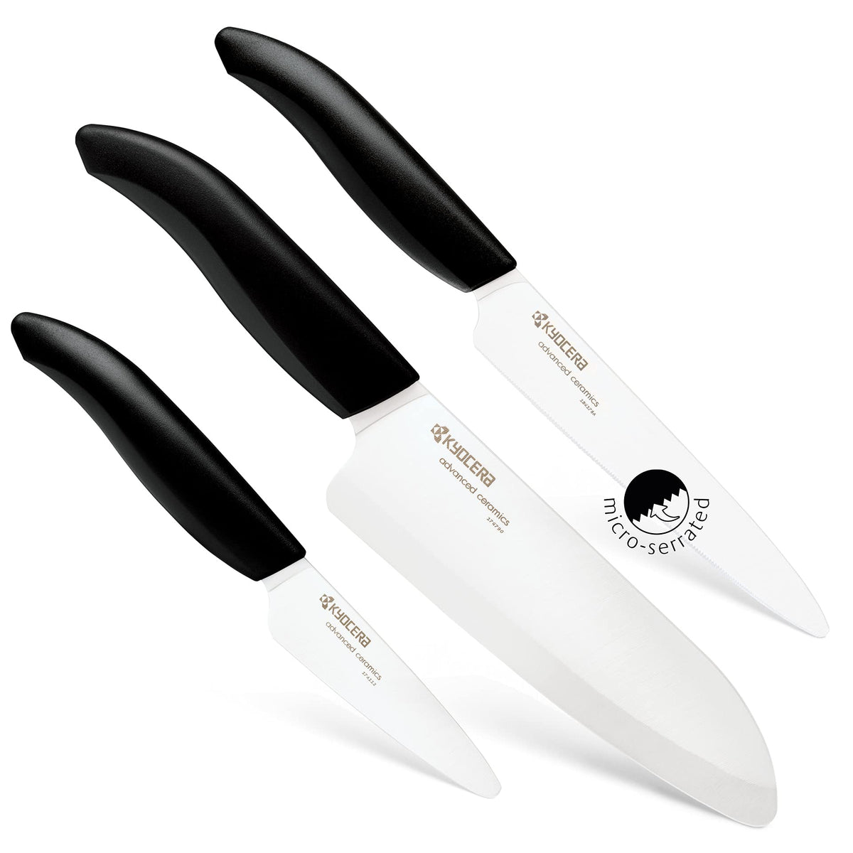 KYOCERA front packaging showing the three-piece set and benefits