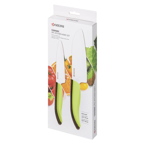 KYOCERA lifestyle kitchen counter with knives ready for everyday cooking convenience
