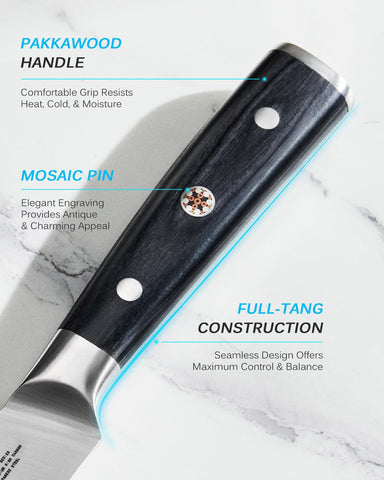 KYOKU paring knife stored in sheath for safe transport and protection