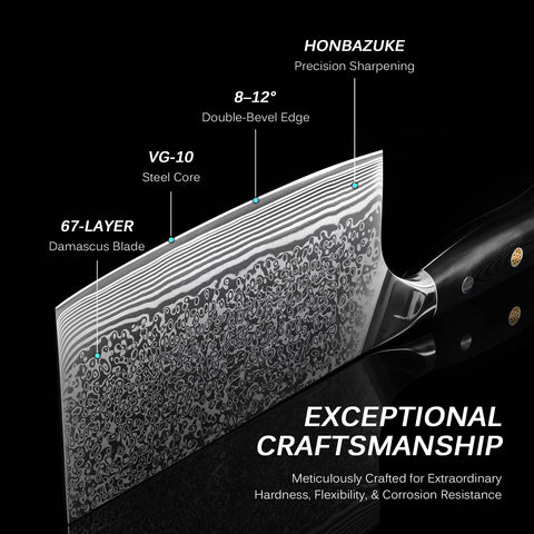 KYOKU honbazuke edge profile close-up showing razor-sharp polish and precision