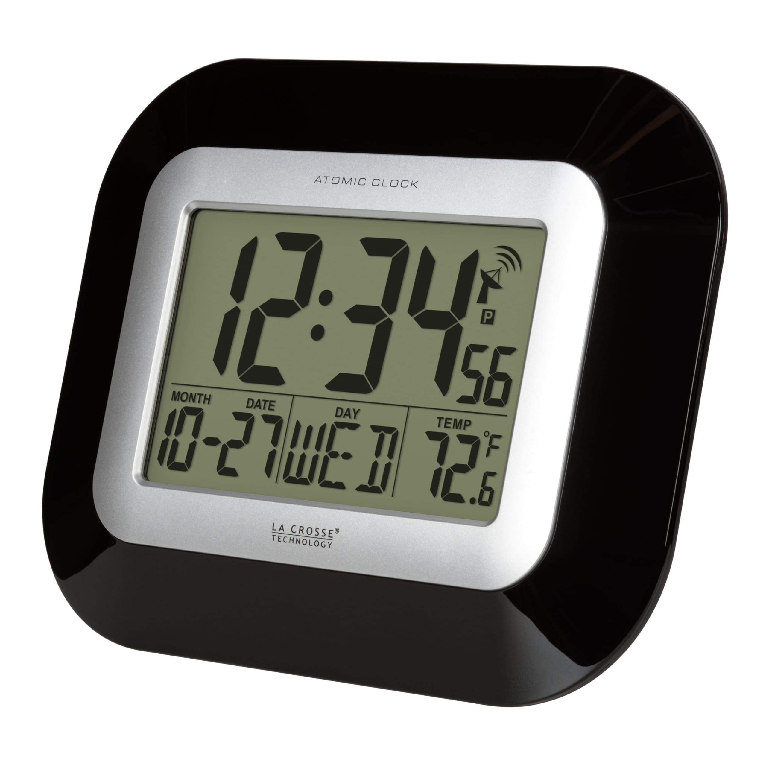 La Crosse Technology close-up of display showing large numerals benefit of quick-glance time