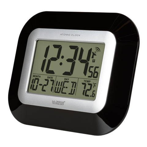 La Crosse Technology close-up of display showing large numerals benefit of quick-glance time