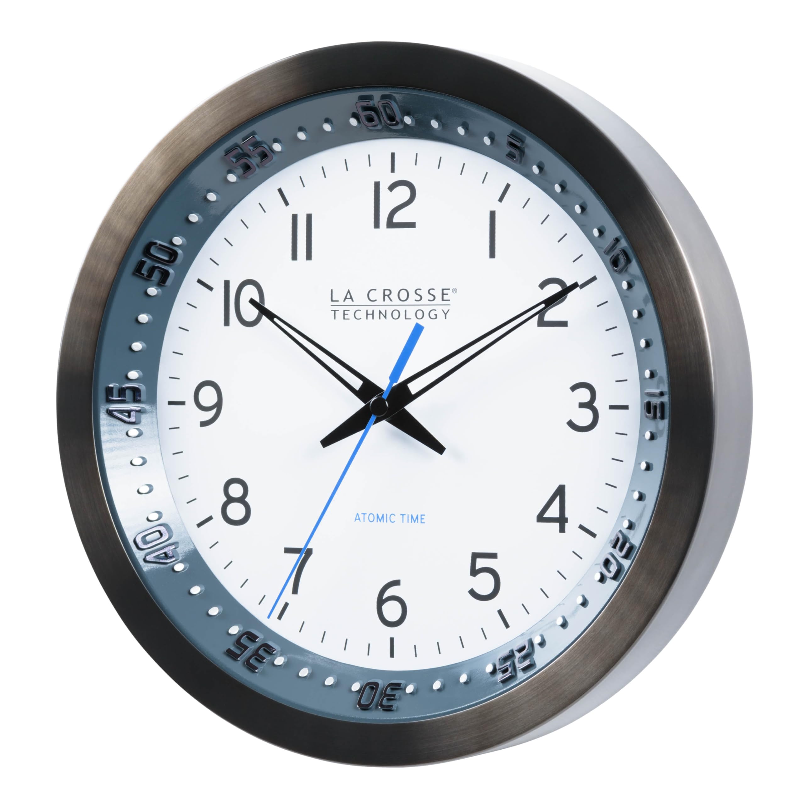 La Crosse Technology chapter ring close-up shows raised seconds and precise styling