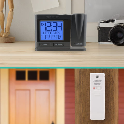 La Crosse Technology on bedside table illustrating discreet design and convenient monitoring