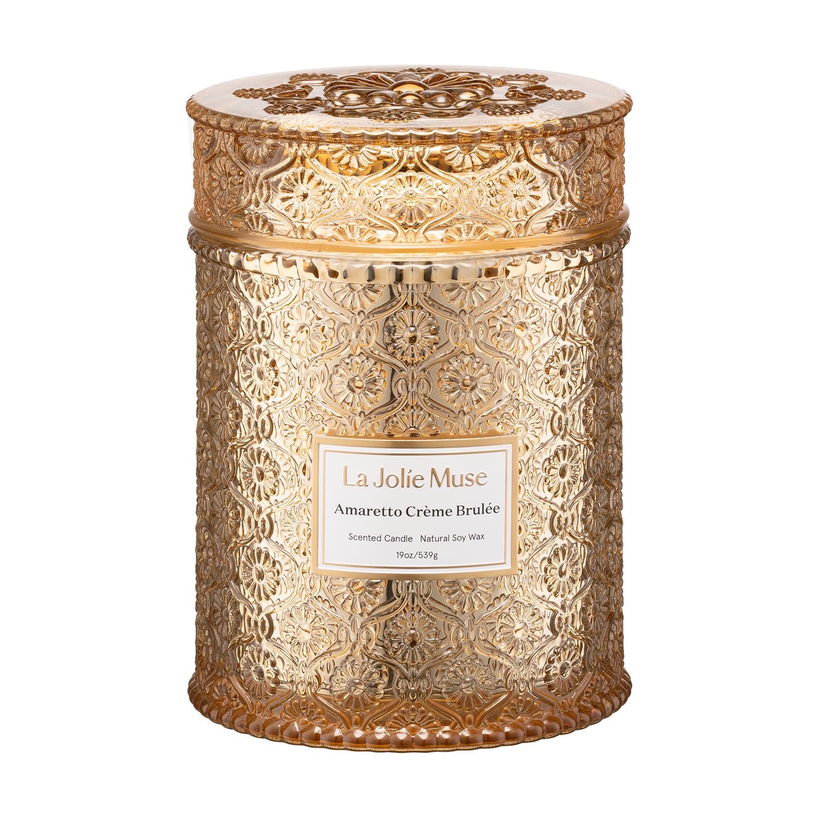 LA JOLIE MUSE front packaging showing elegant embossed jar and label benefit gift-ready