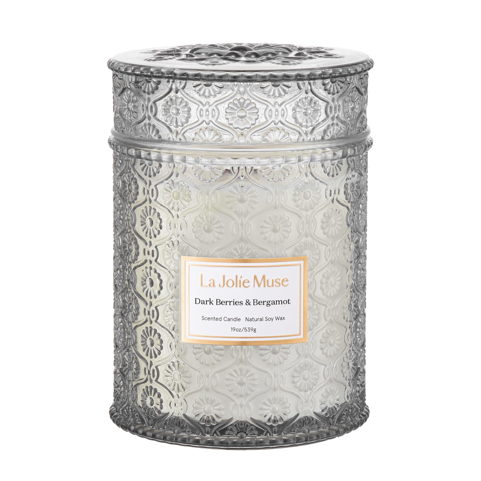 LA JOLIE MUSE front packaging showing jar and label, elegant presentation benefit