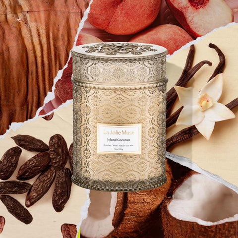 LA JOLIE MUSE embossed daisy jar detail highlighting textured design and keepsake appeal