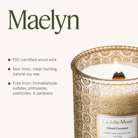 LA JOLIE MUSE boxed candle with ribbon ready for gifting and effortless presentation benefit