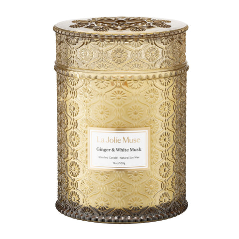 LA JOLIE MUSE front packaging showing jar and ribbon, stylish gifting benefit