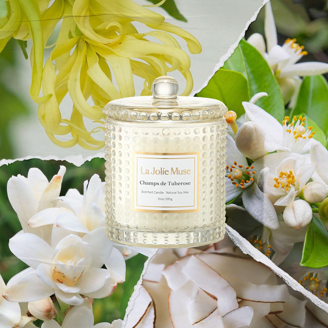 LA JOLIE MUSE hobnail glass texture close-up, diffuses light beautifully
