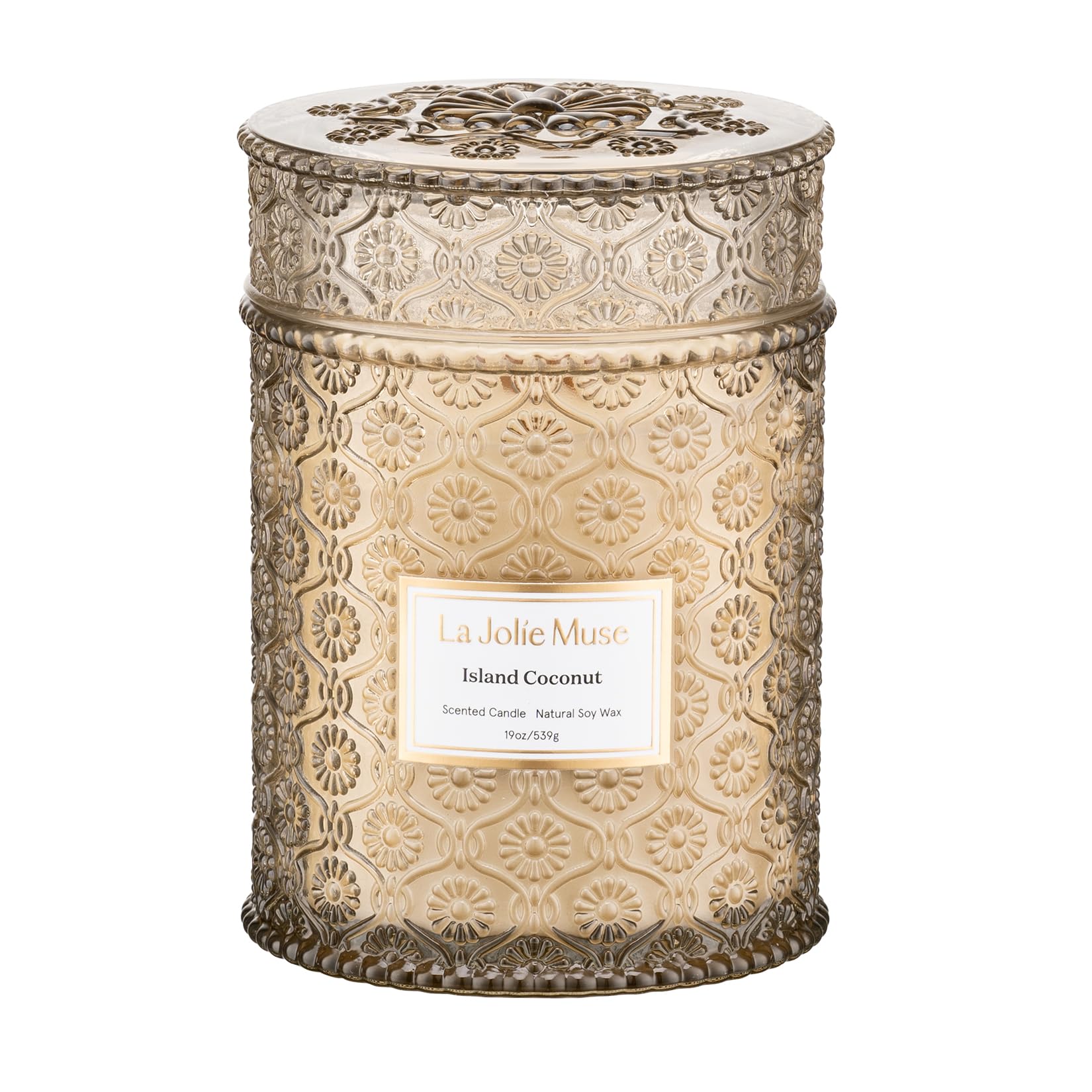 LA JOLIE MUSE front packaging shows luxury gift-ready box and ribbon benefit: elegant gifting