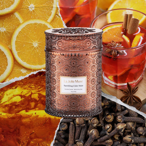 LA JOLIE MUSE embossed daisy jar detail highlighting decorative design and texture