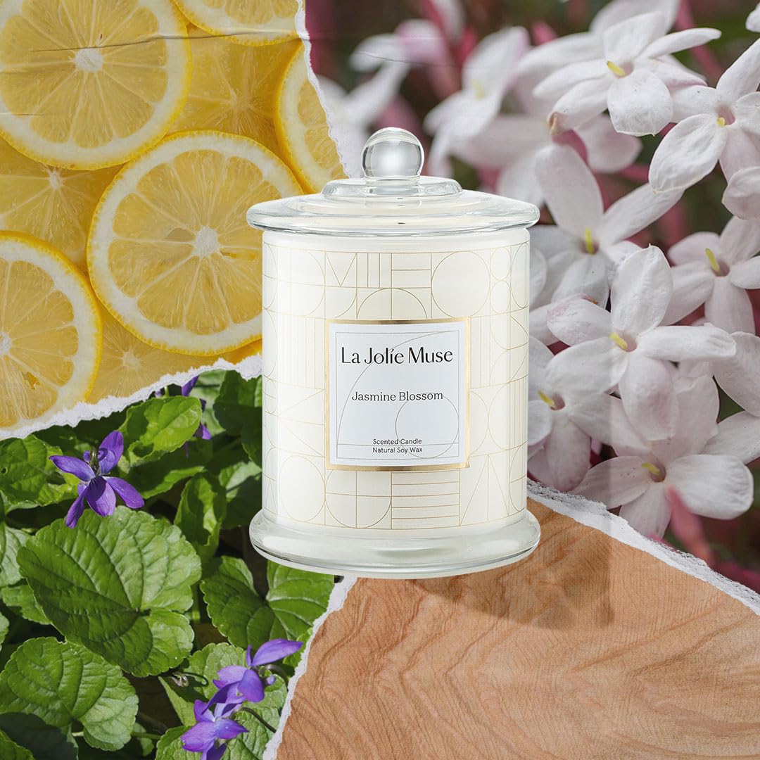 LA JOLIE MUSE heavy white-tinted glass close-up highlighting refined finish and durable design benefit