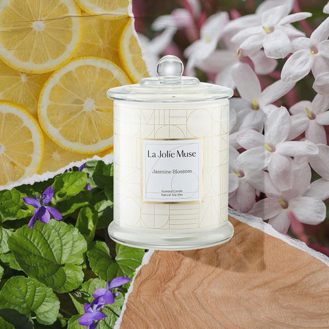 LA JOLIE MUSE heavy white-tinted glass close-up highlighting refined finish and durable design benefit