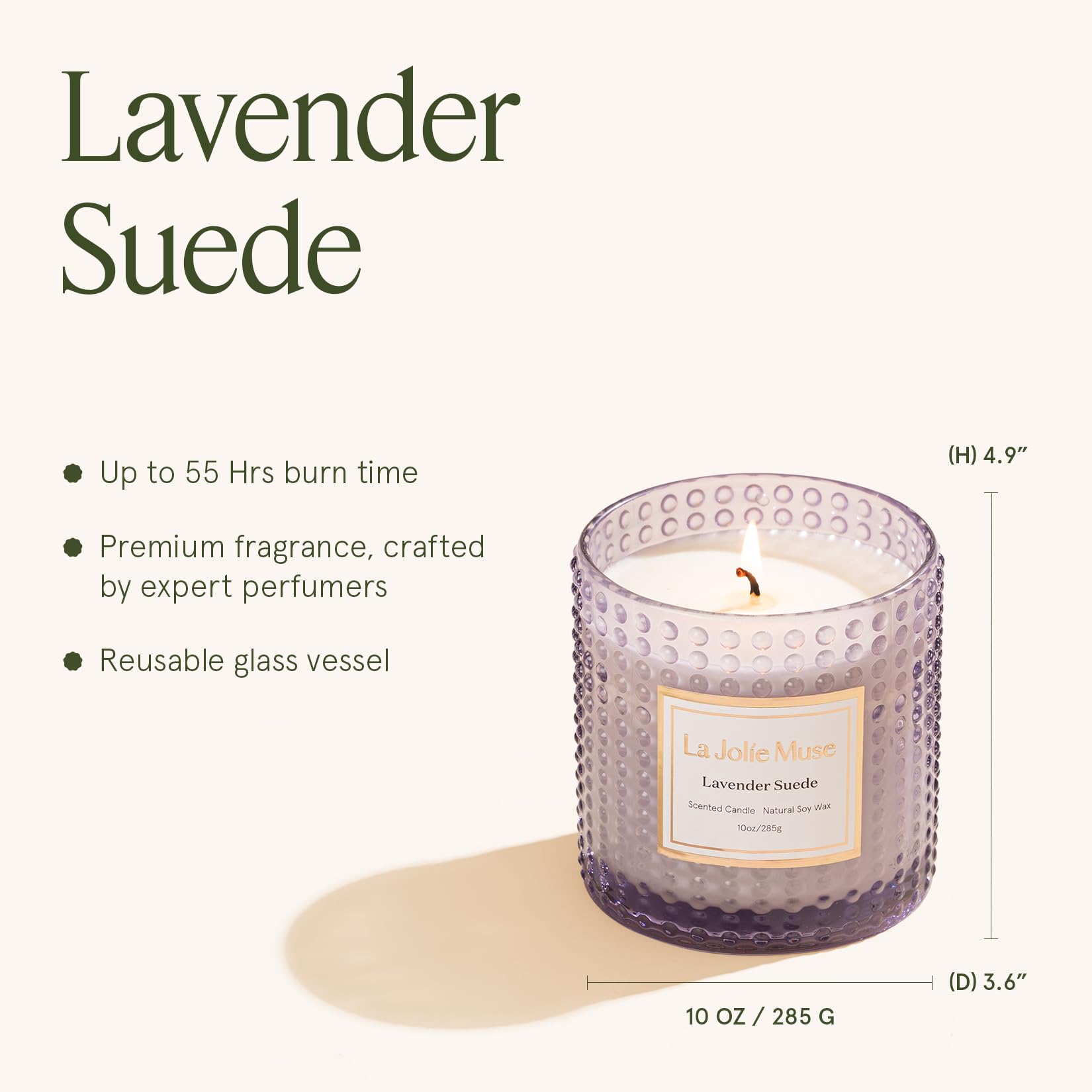 LA JOLIE MUSE recyclable gift-ready box with candle inside for thoughtful present giving