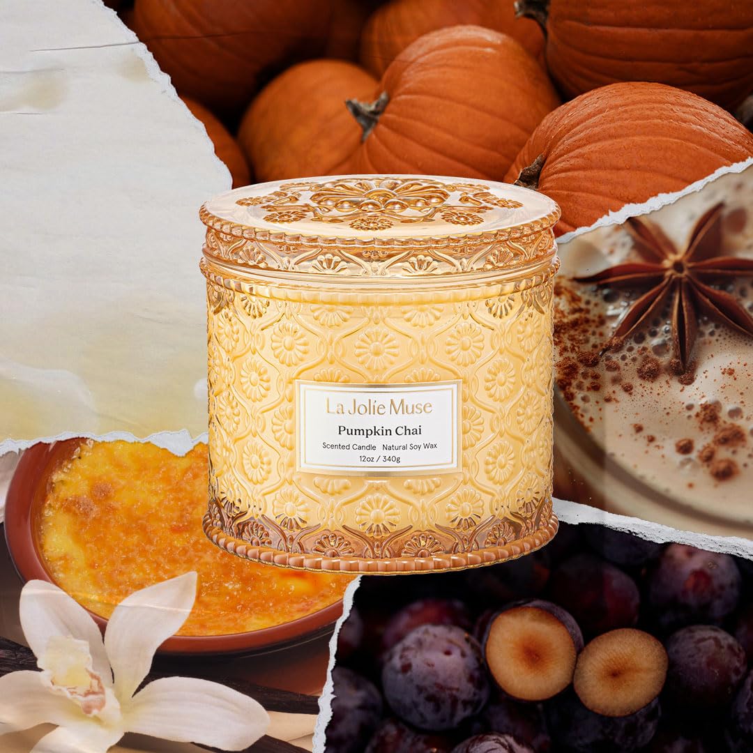LA JOLIE MUSE embossed daisy detail close-up highlighting jar decor and charm