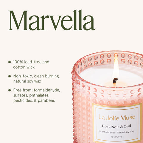 LA JOLIE MUSE jar in hand illustrating 10 oz scale and reusable vessel benefit