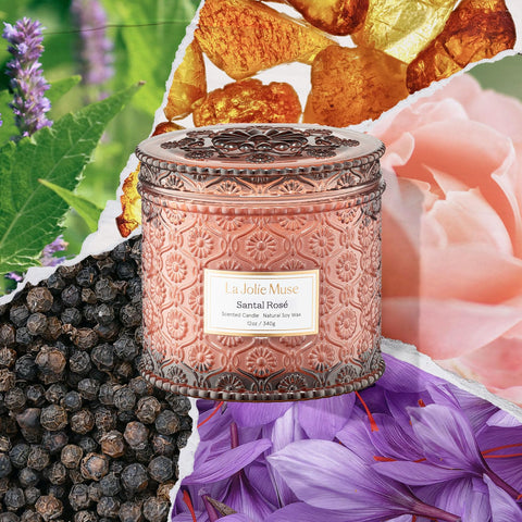 LA JOLIE MUSE embossed jar detail highlighting daisy motif and decorative reuse