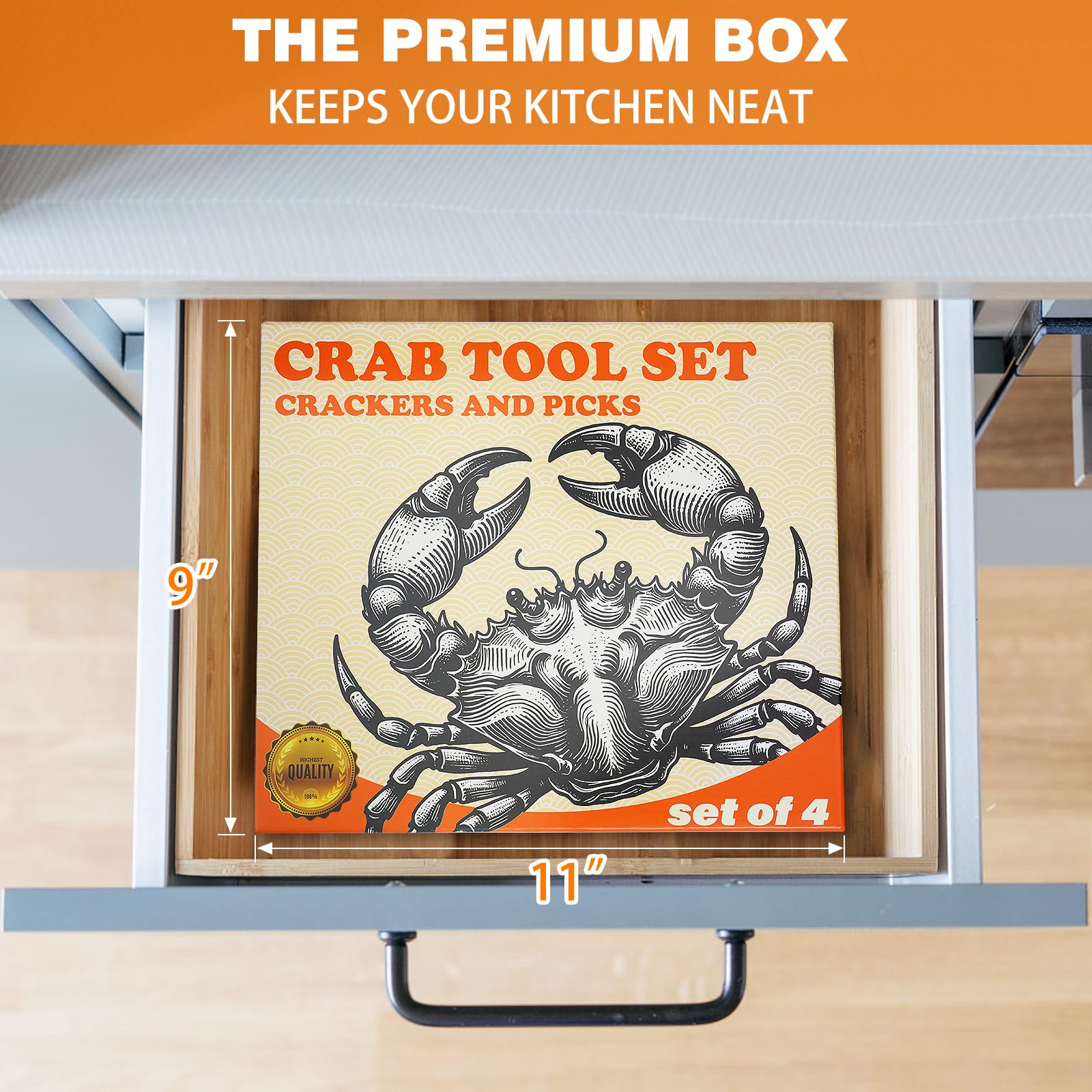 LA NOVO lifestyle dinner table with tools ready for a seafood meal and tidy serving