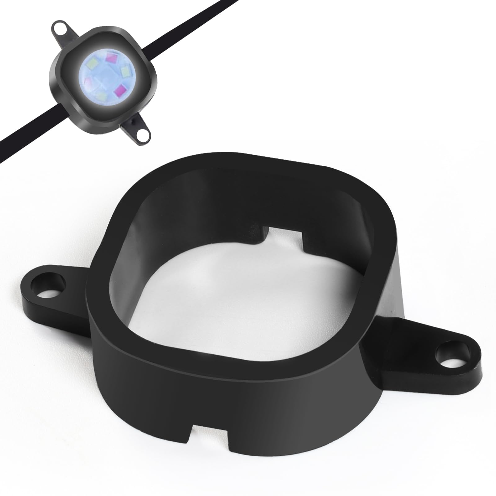 Laegam front view clip showing profile and secure fit benefit