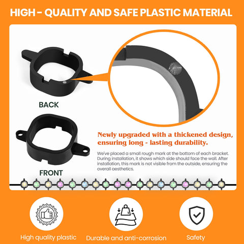 Laegam clip next to hand showing scale and easy handling benefit