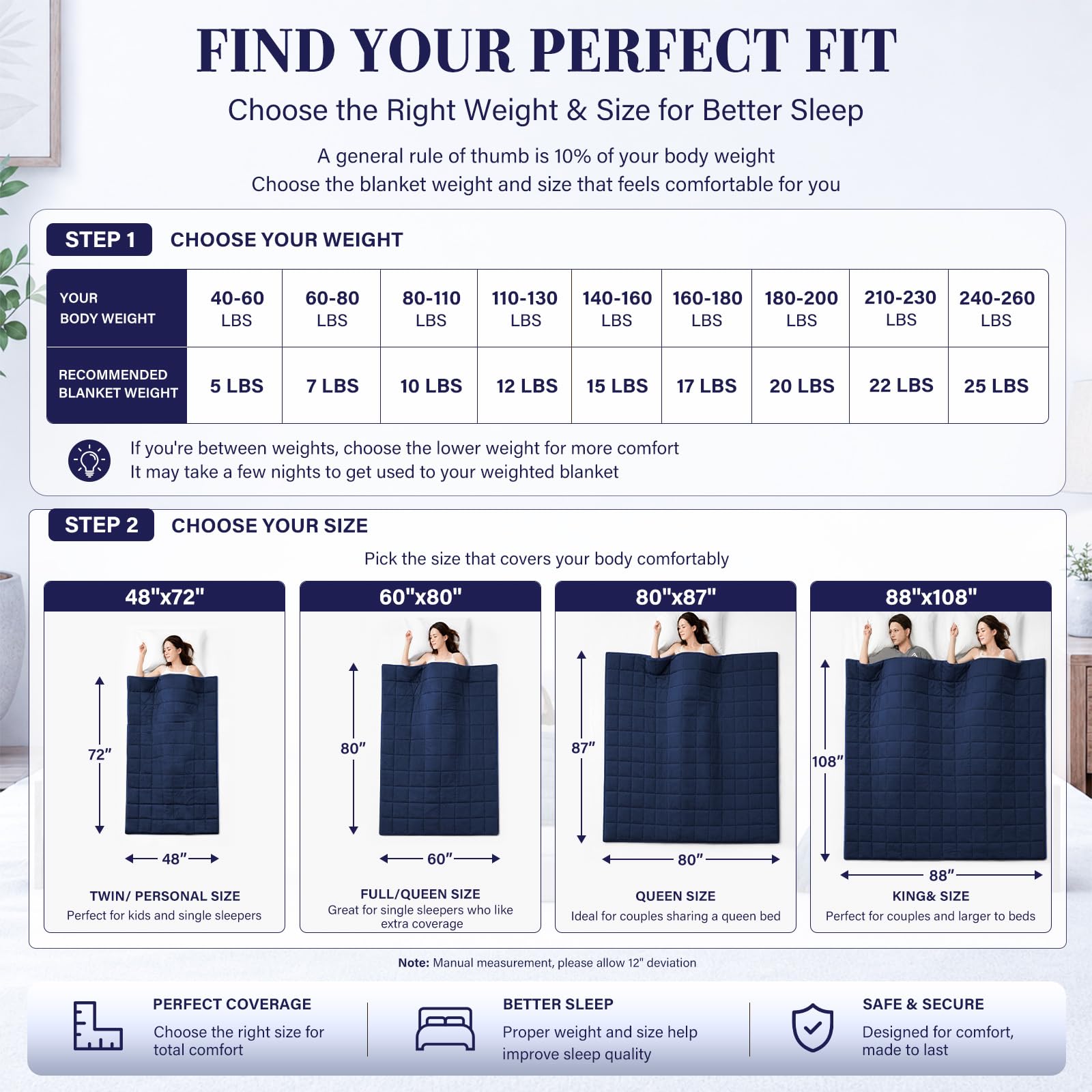 L'AGRATY folded blanket compact for storage and easy transport benefit
