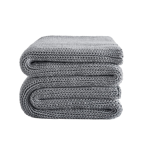 L'AGRATY front folded blanket showing neat edges and breathable look, enhances bedroom aesthetics