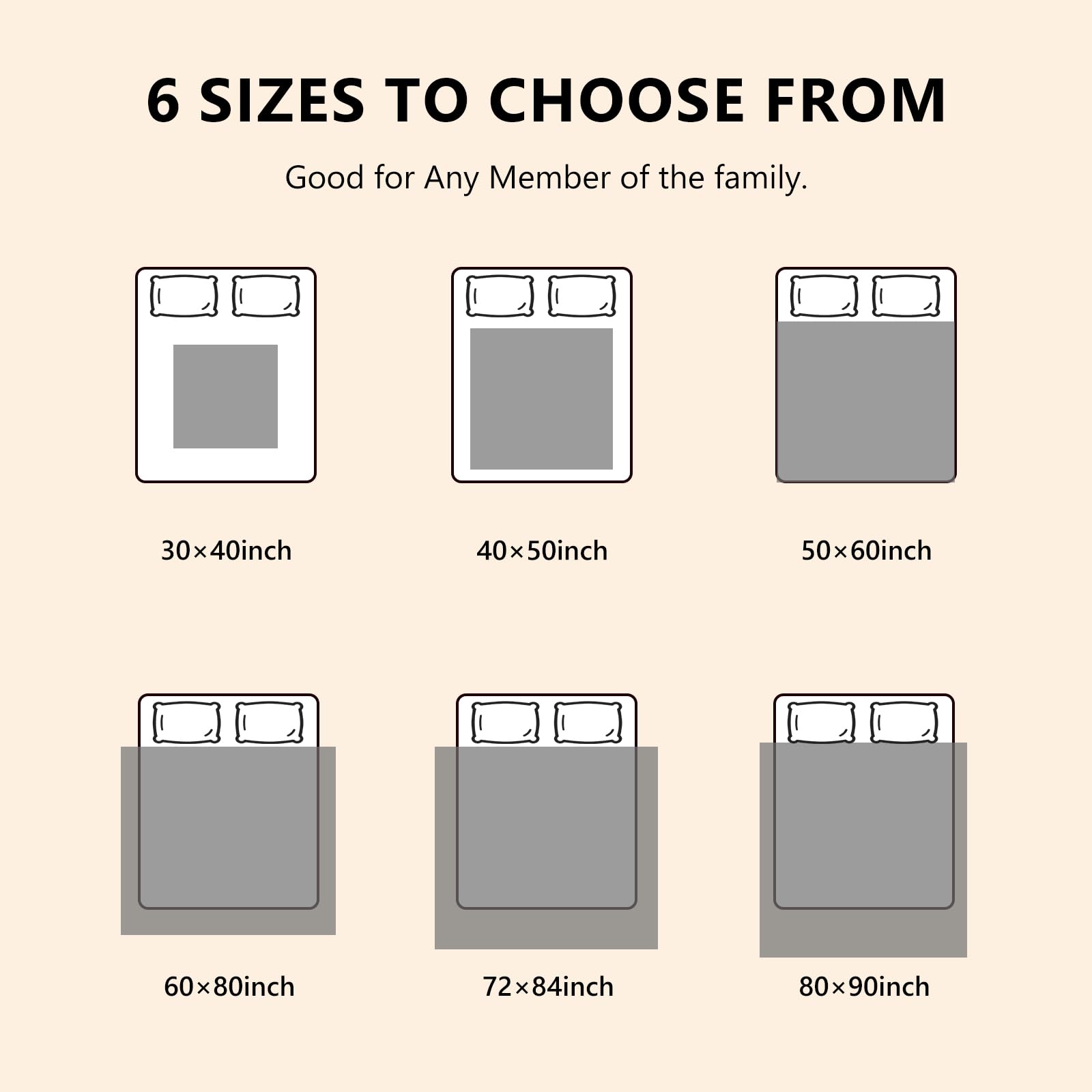 L'AGRATY folded throw stack demonstrating neat storage convenience