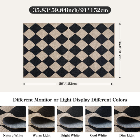 Lahome close-up of woven texture highlighting soft jute-like polyester fibers for comfort