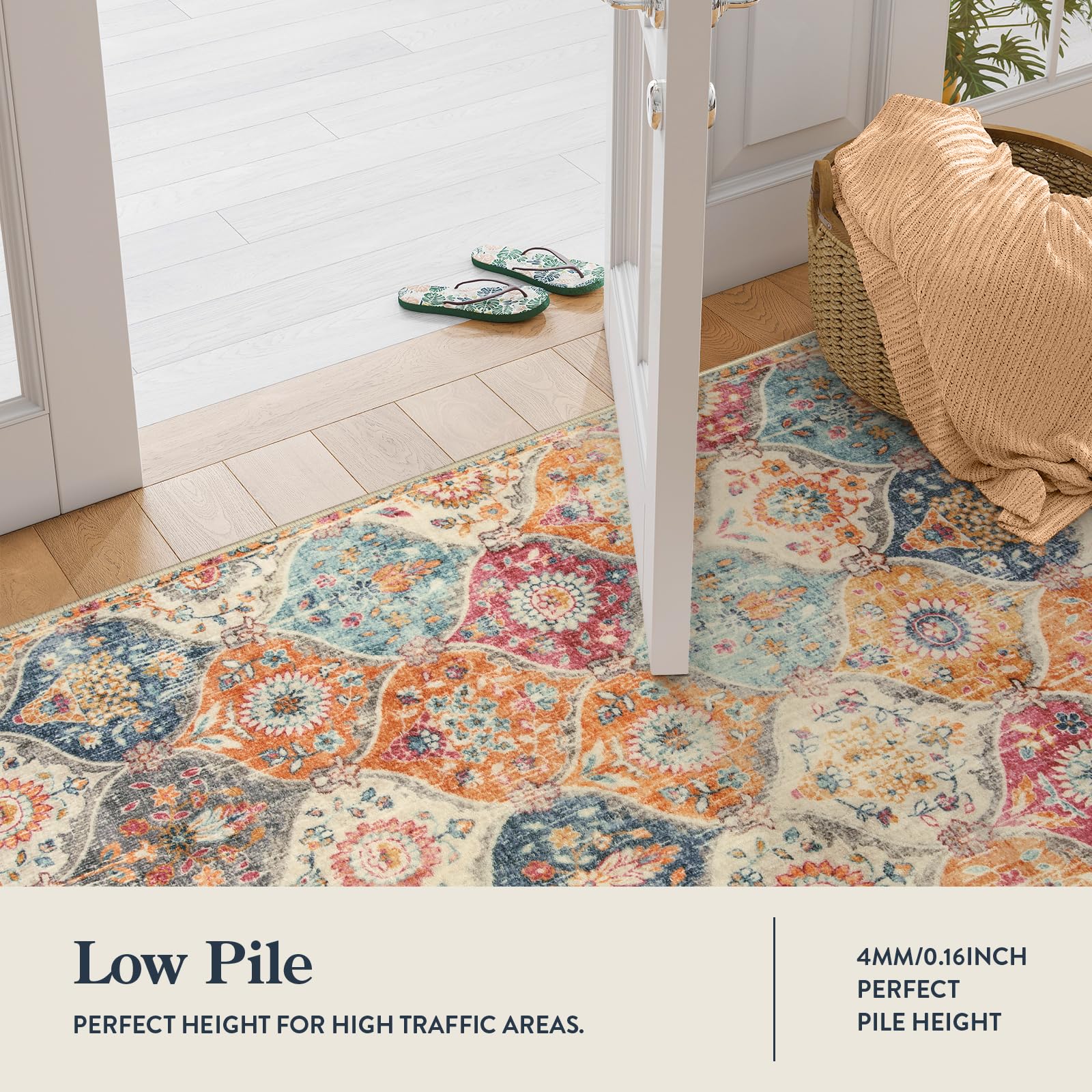 Lahome backing detail showing TPE non-slip grip for safer placement