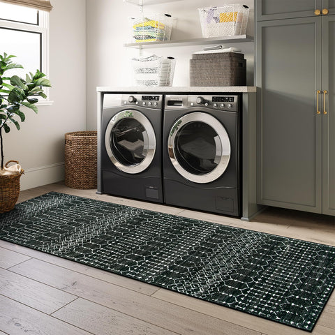 Lahome folded runner compact for storage and easy transport between rooms