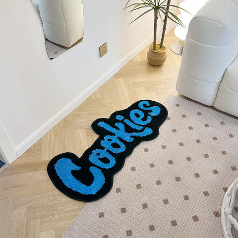 LAKEA color detail ornamental pattern displaying vibrant blue accents
