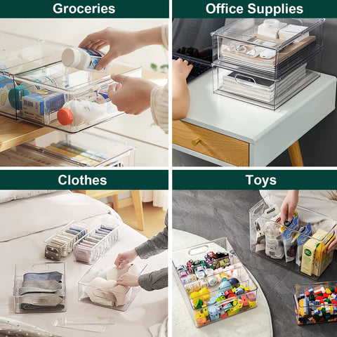 LALASTAR on kitchen counter organizing snacks and small items for tidy surfaces