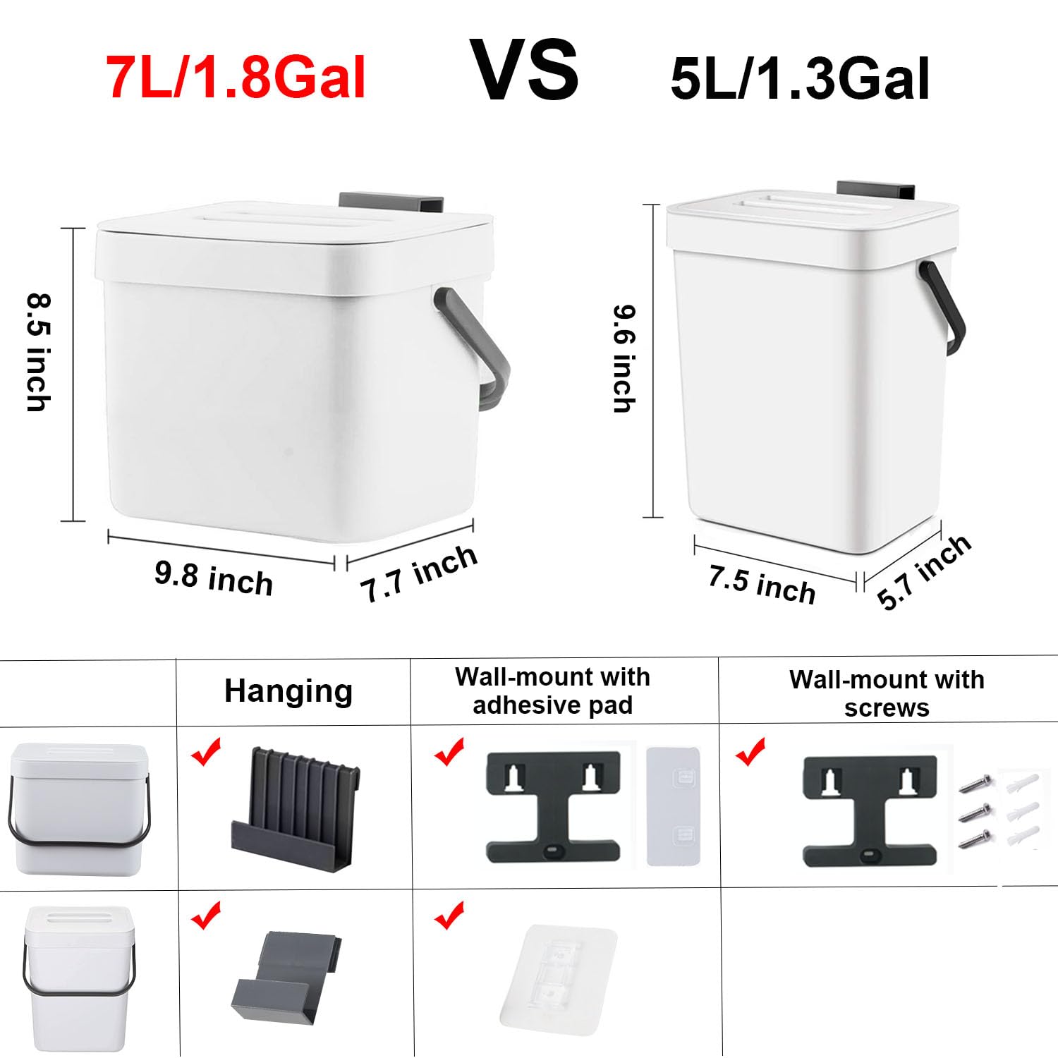 LALASTAR in a kitchen setting demonstrating discreet, neat waste storage