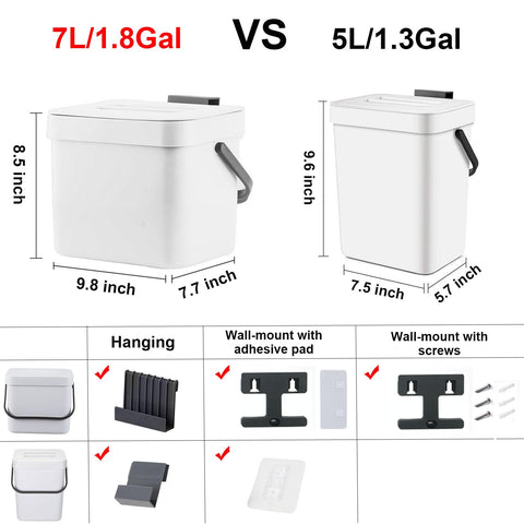 LALASTAR in a kitchen setting demonstrating discreet, neat waste storage