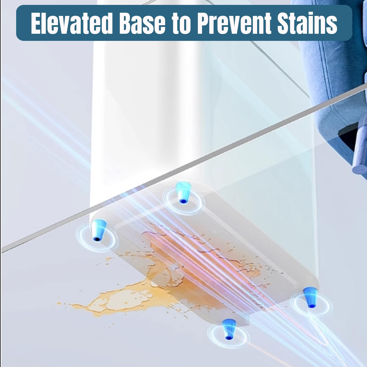 LALASTAR beside a toilet showing scale to fit narrow bathroom gaps effectively