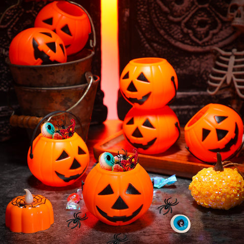 Lallisa close-up of pumpkin mold texture highlighting durable plastic finish