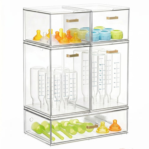 LALOBLUE front view on vanity shows clear organization and neat display