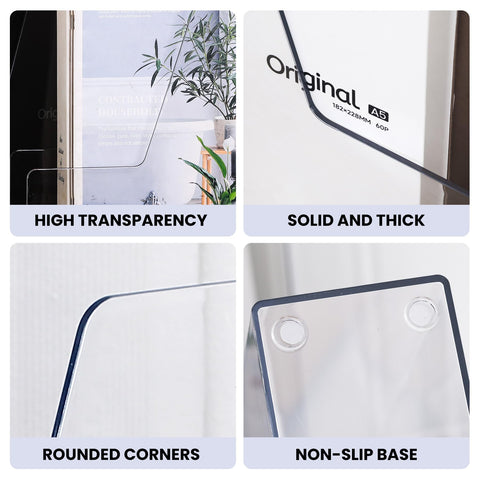 LALOBLUE with folders to show scale and capacity for documents
