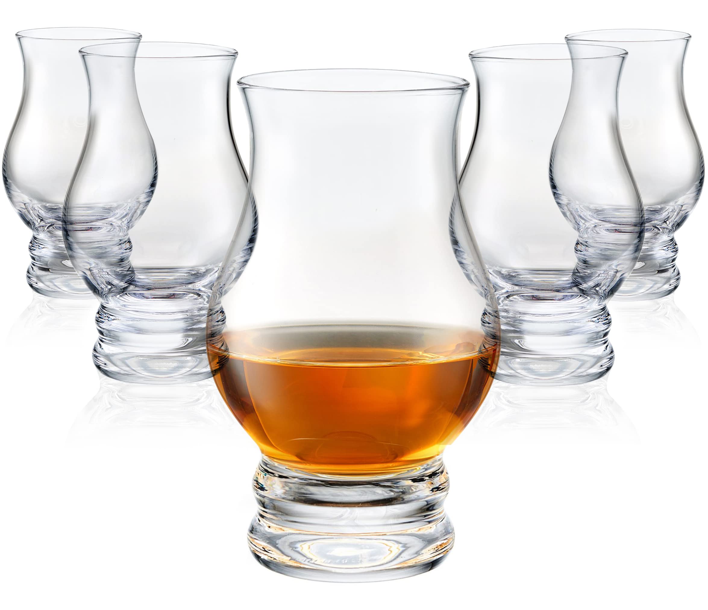 Lamarada clear front packaging showing the six glasses and gift box benefits