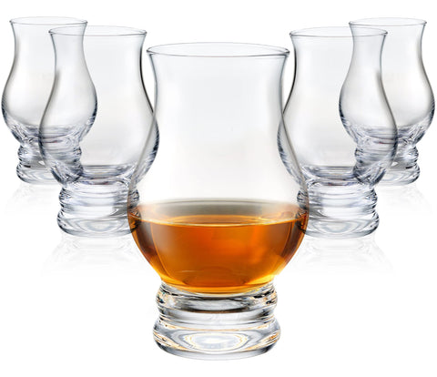 Lamarada clear front packaging showing the six glasses and gift box benefits