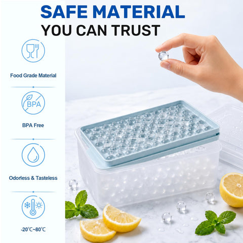 Lamesa stackable trays saving freezer space for multiple batches