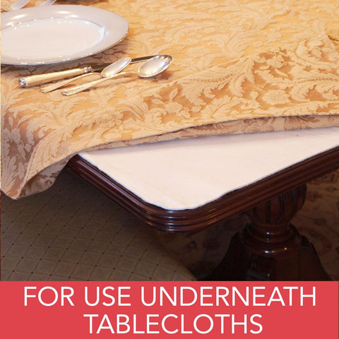 LAMINET pad in use on dining table protecting from spills and scratches