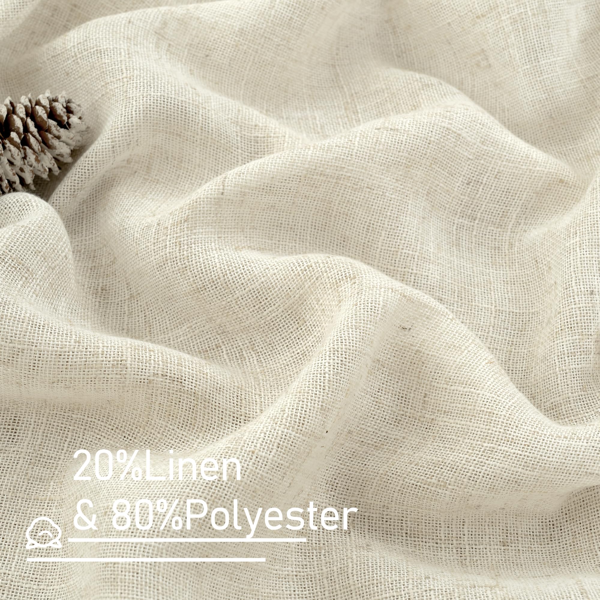 LAMIT bronze grommet detail for easy hanging and smooth movement