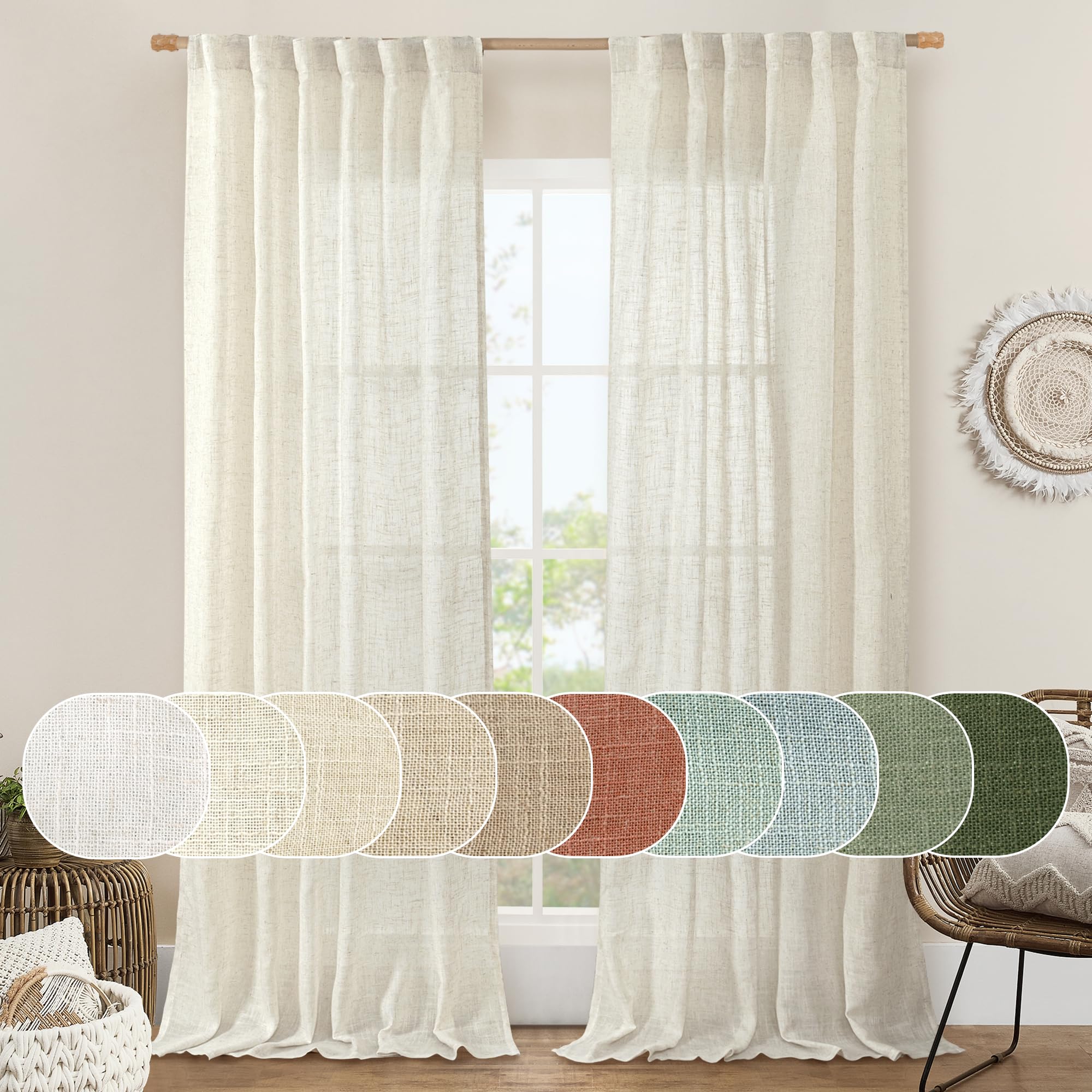 LAMIT curtain front packaging showing elegant ivory finish and set benefit